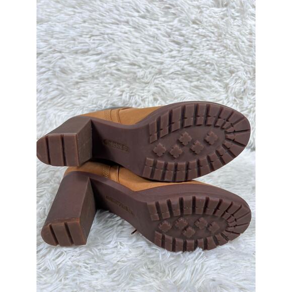Timberland Women's Size 8.5 Camdale Field High Hell Boot Lace Up Brown A1KD3 - Picture 9 of 14